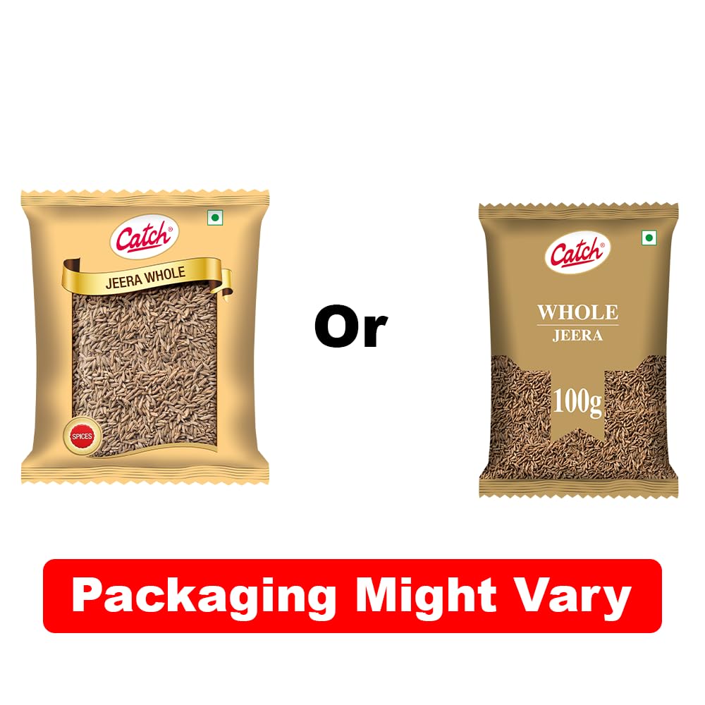Catch Cumin Whole Jeera Seeds 200g Pack Aromatic Indian Spice For Cooking Curries Meats Vegetables Gravies Flavor Enhancer