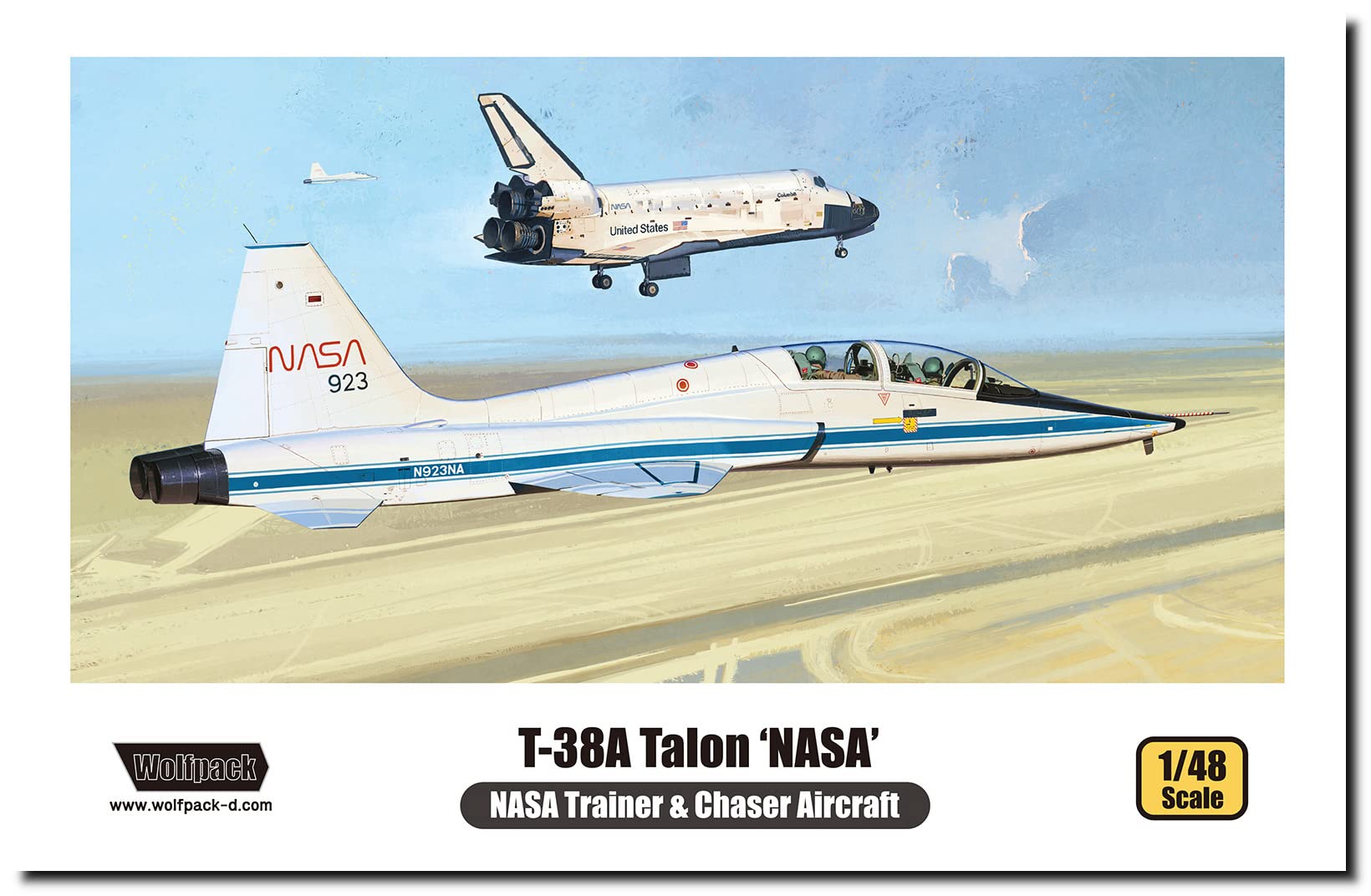 

Wolfpack Designs NASA Talon Plastic Model WOLWP10002A 1/48 T-38A