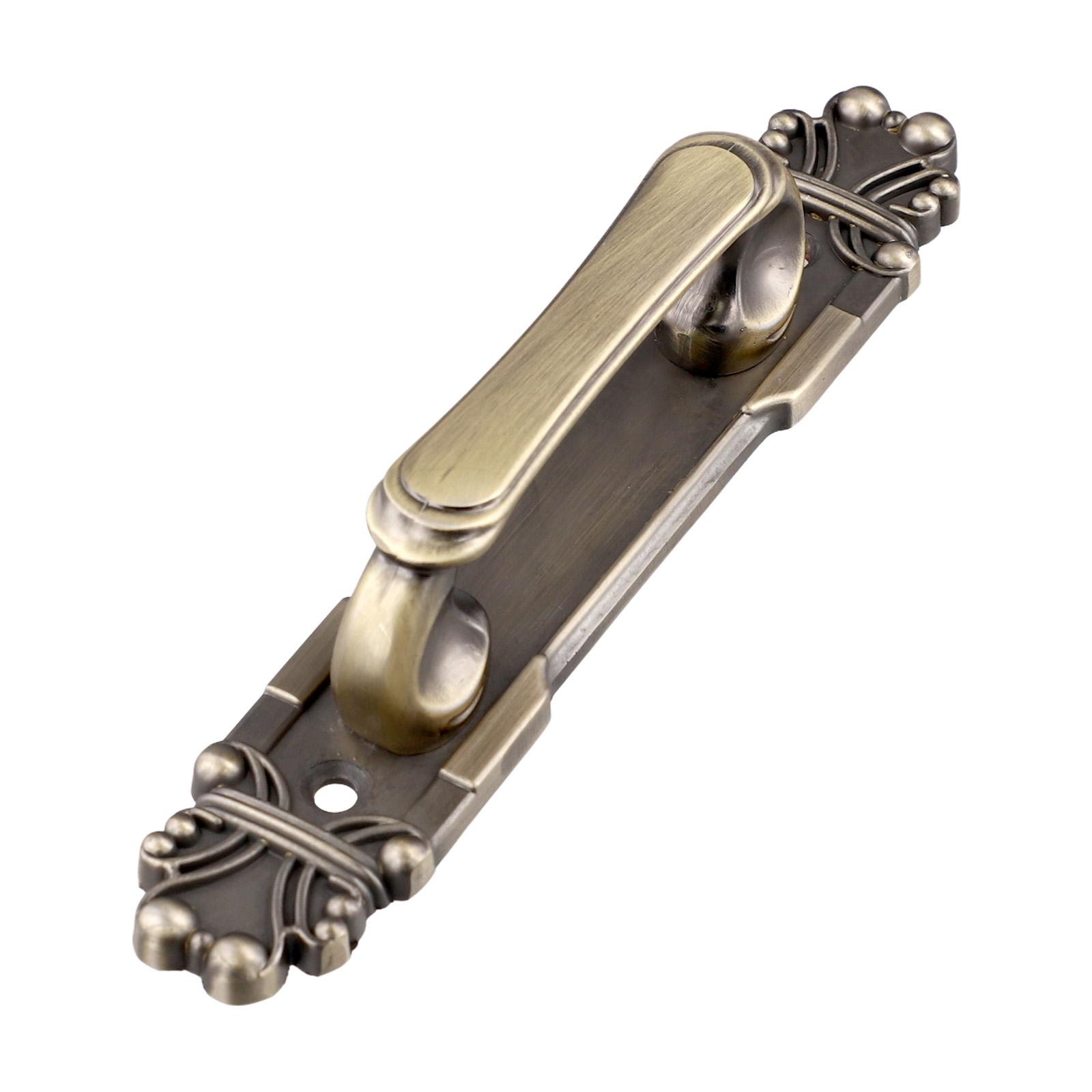 Ручка из алюминиевого сплава Европейская антикварная дверная ручка Домашний декор Офисный декор Коричневая кофейная Высокотемпературная герметизация Элегантный дизайн