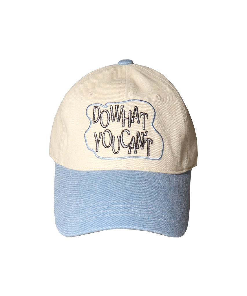 Seullipiseullib Do What You Cant Beige/Sky Blue Ball Cap