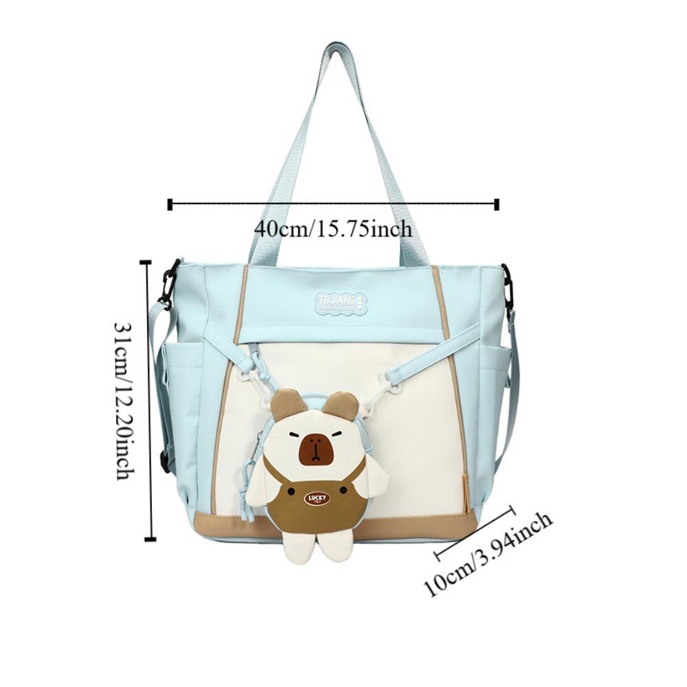 Harajuku Capybara Shoulder Bag Japanese Style Lolita Handbag Lovely Students School Bag  Travel
