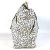 Chanel Arabesque Tasche Tragetasche Handtasche Segeltuch Weiß/Dunkelblau Basis