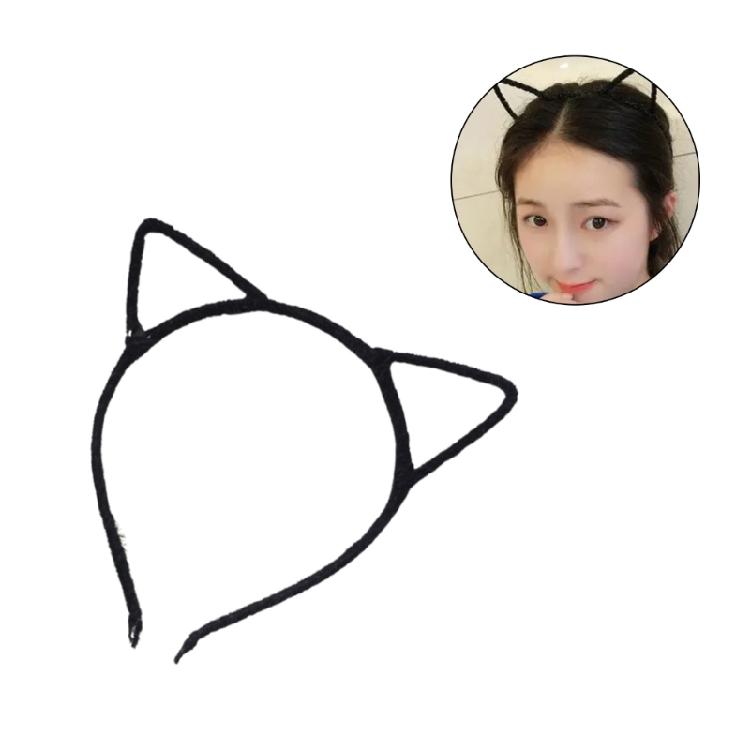 Cat Ear Headbands Hairband Hair Hoop for Women and Girls Plush Hair Accessories