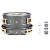 Conjunto de Utensílios de Cozinha para Acampamento ao Ar Livre Quyoubang com 10 Peças (3-4 pessoas)