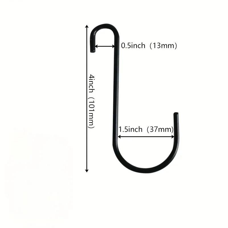 Heavy-duty door hanging plant hooks, garden hanging bracket hooks, suitable for indoor and outdoor plant hanging, bird feeders