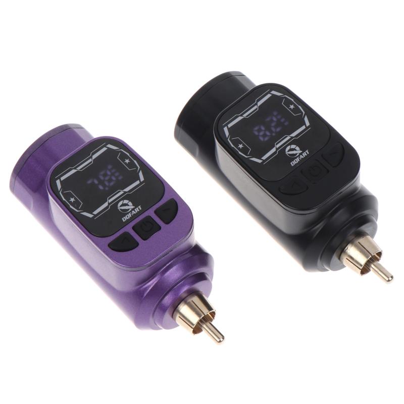 1 Set Portable Wireless Tattoo Power Supply 1200Mah With Color Screen Digital Display Control Tattoo Pen Battery