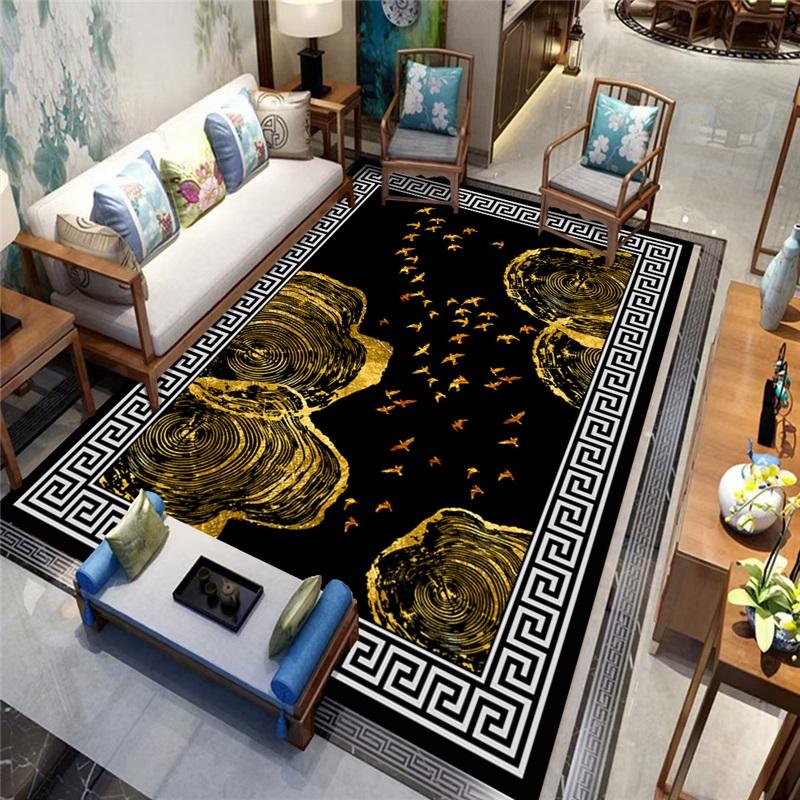 Traditional Chinese Style Area Rug Door Mat For Living Room Study Bedroom Tea Room Sofa Cushion Home Use