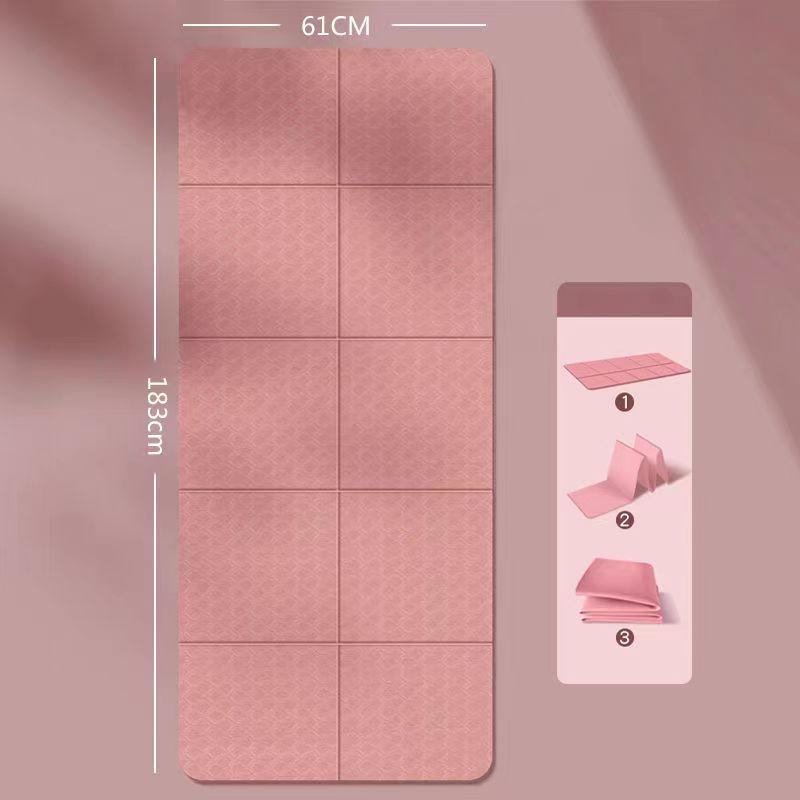 TPE Anti Slip and Wear-resistant Yoga Mat Safety and Environmental Protection Thickened and Widened Lunch Mat Shock-absorbing Outdoor Yoga Mat