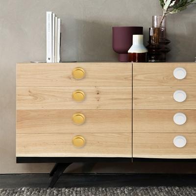2pcs/lot Hardware Kitchen Dresser Round Shape Furniture Fitting Wardrobe Pulls Door Handle Cabinet Pulls Drawer Knob