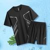 Ice Silk Quick-Dry Summer Running Suit - Unisex Short-Sleeved & Shorts