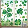 Irish Festival Lucky Clover Window Stickers Bedroom Living Room Kitchen Atmosphere Decoration Wall Decoration Wall Stickers