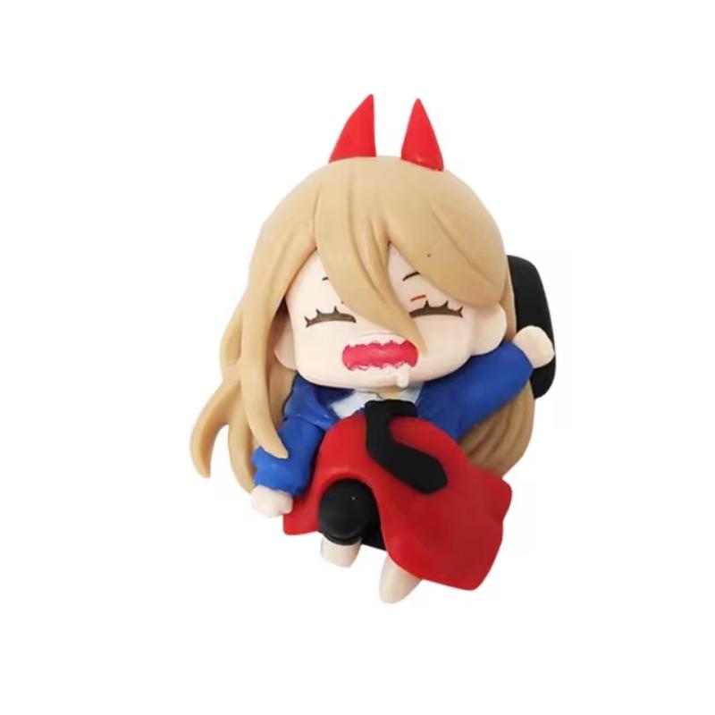 Anime Chainsaw Man Power Figur - Aki Denji & Makima Schlafende Action-Figur Skulptur Tischdekoration Ornament