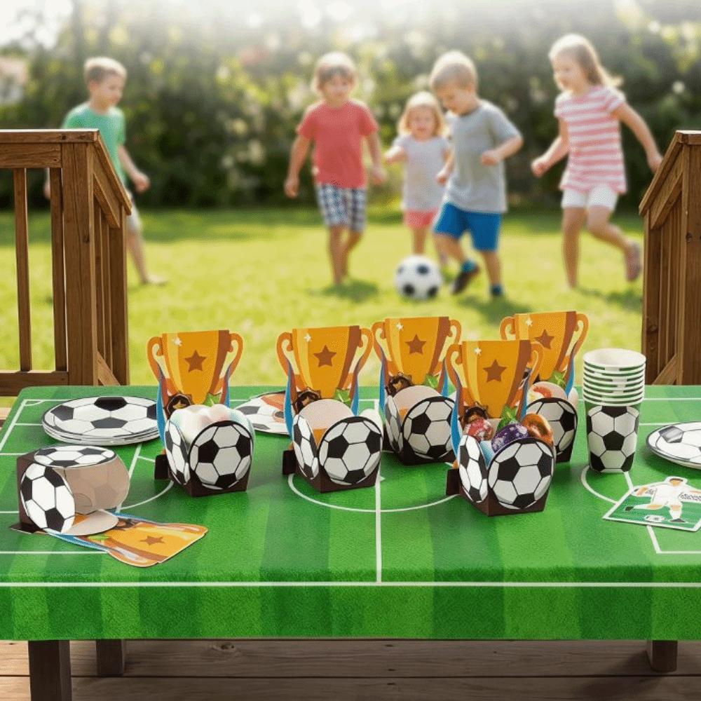 10Pcs/Pack Portable Football Candy Box Cartoon Football Trophy Box  Party Supplies
