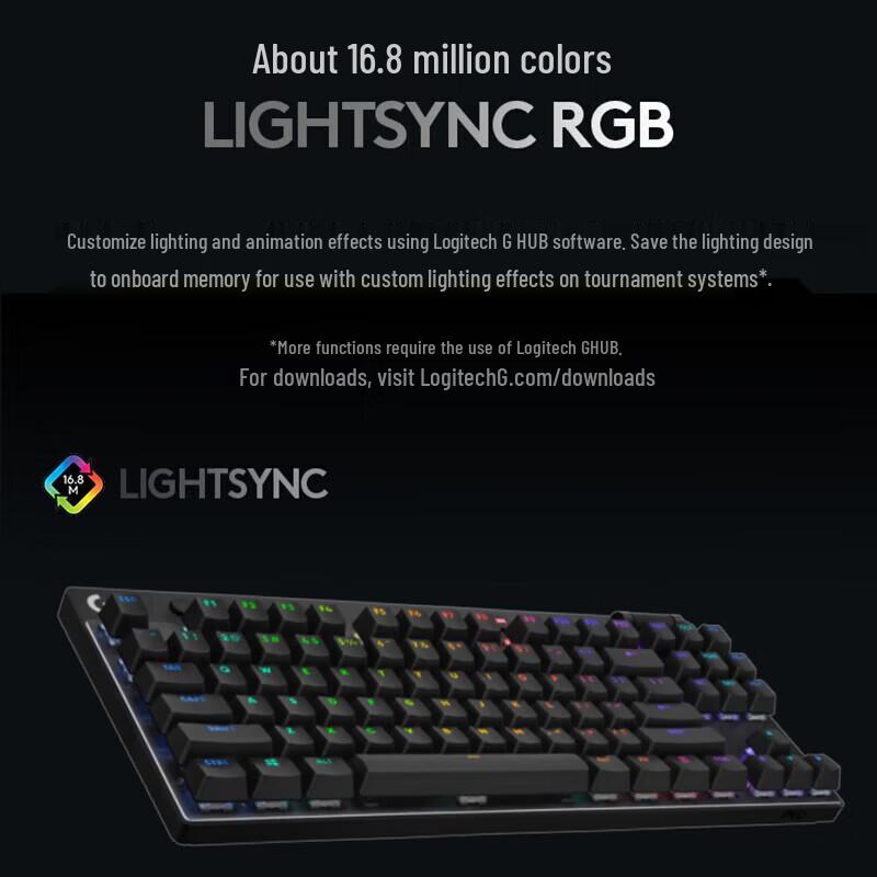 Logitech PRO X TKL Wireless RGB Mechanical Gaming Keyboard