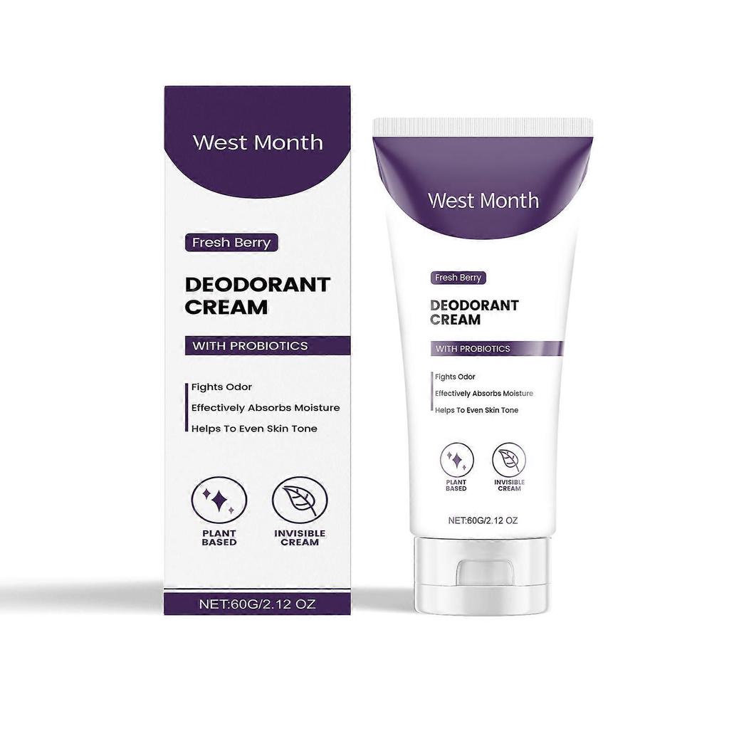 Berry Body Care Cream - Long-Lasting Odor Control & Refreshing Moisturizer for Armpits & Skin