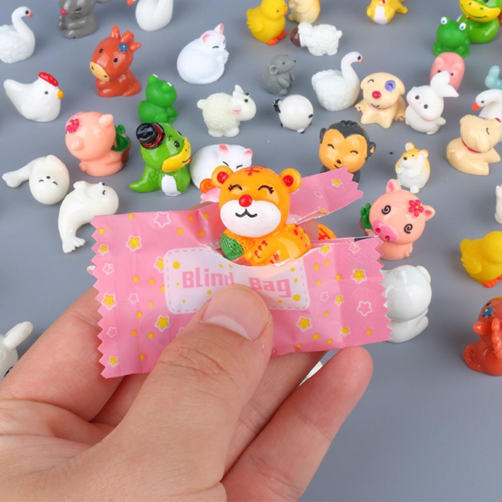 Kawaii Blind Box Mini Cartoon Fruit Blind Bag Small Gift Simulation Animal Birthday Party Favors