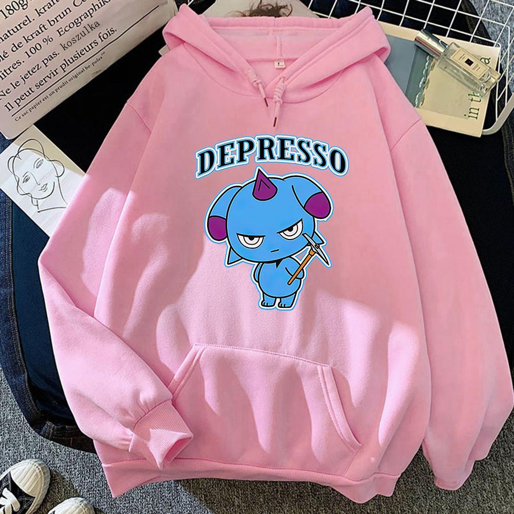 Palworld 2024 Hot Funny Game Depresso Womenmen Hoodies Lovely Kawaii Hoodie Unisex Vintage Pullovers Sweatshirt Anime Clothes