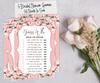 Inkdotpot Bachelorette Party Games Set Bundle of 5 (Activities for 50 Guest) Floral Theme Fun Bridal Shower Game Set