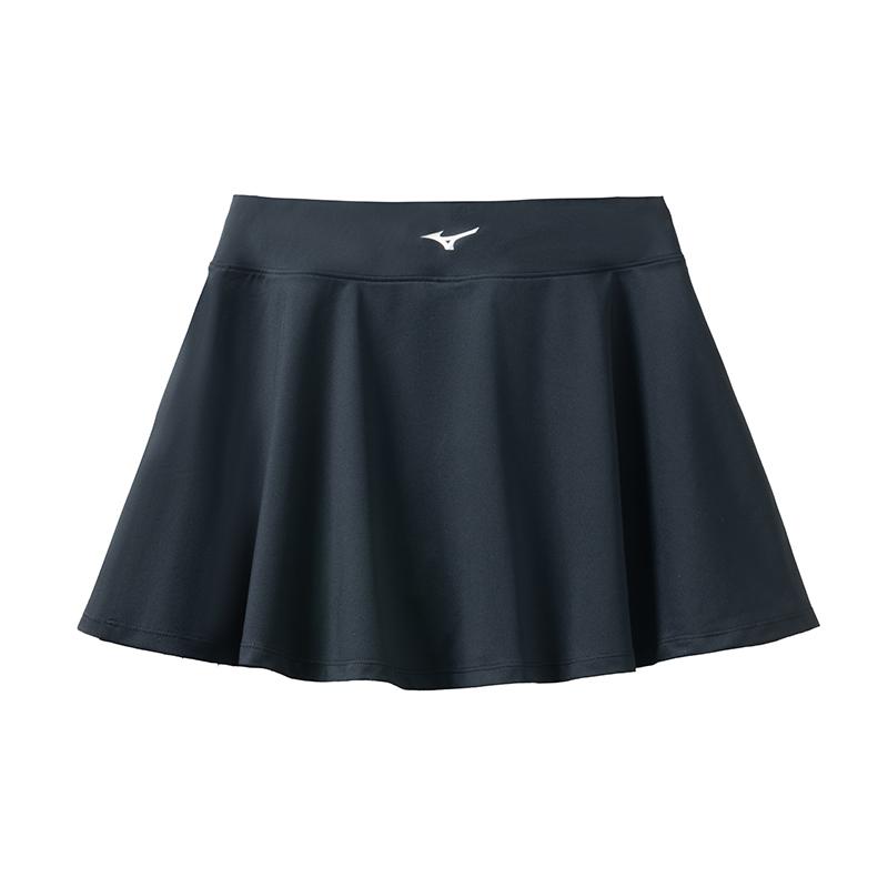 Mizuno Outdoor Solid Color Sports Breathable Quick-Dry Skirt Women Skirts Black 72CD33Z109