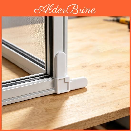 Corner Screen 82050100pcs 516"×34" Frame Sliding Casement Window Door Screen Frame Corner Replacement Parts Accessories