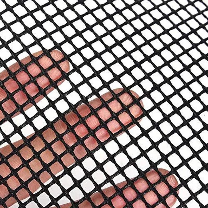 2Pcs BBQ Mesh Grill Mat Non-stick Barbecue Mat Reusable BBQ Mat Grill Sheet Liner PTFE Fiberglass Cooking Mat BBQ Accessories