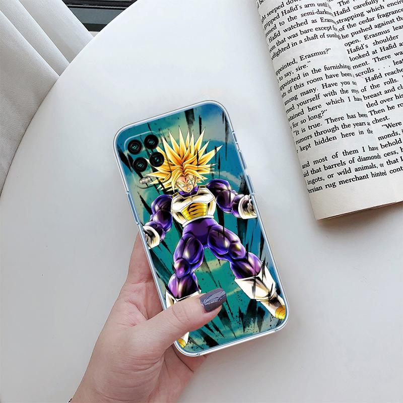 BH20 Dragon Ball Goku Vegeta Transparent Phone Case for Motorola Moto G7 G8 G9 G84 G85 G73 G24 G15 Z2 Play Power Plus