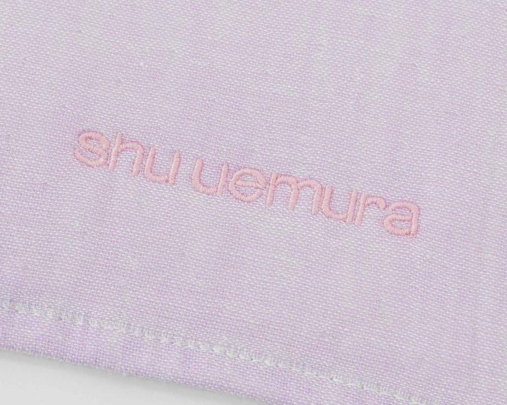 Shu Uemura Uchino Small Towel 23 X UCHINO 2708V024 P Towel, Handkerchief, Approx. 23cm, Two-Tone Pink,