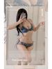 Jinxiao Retro Passion Lingerie: No-Remove Hot Temptation Split-Strap Denim Shorts