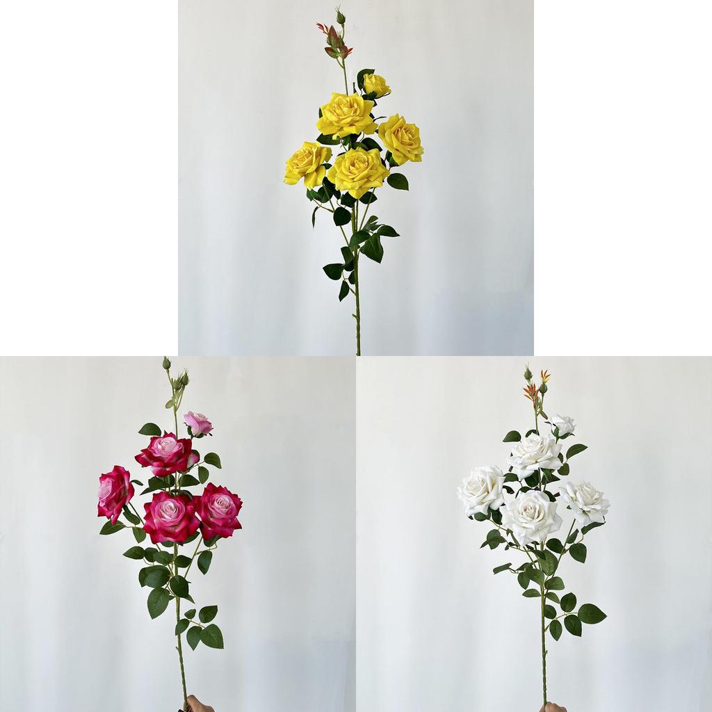 Silk Flower Welcome Rose Hotel Restaurant Decor For Photography And Event Display
