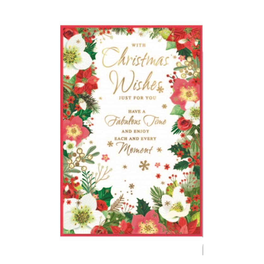 Simon Elvin Have A Fantastic Time Christmas Greetings Card (Pack of 6)