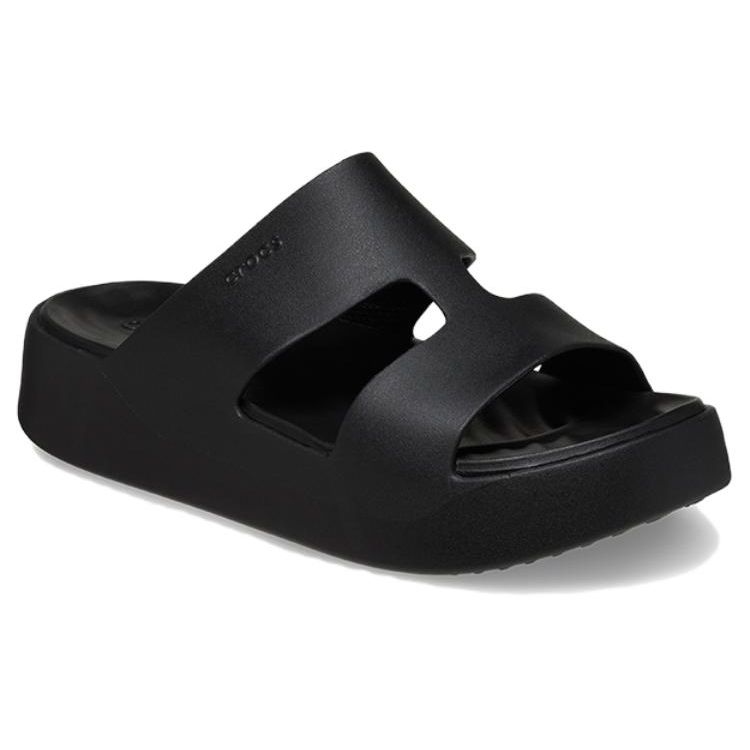 Crocs Non-Slip Durable Silent Slide Sandals Women Sandals Black 209409-001