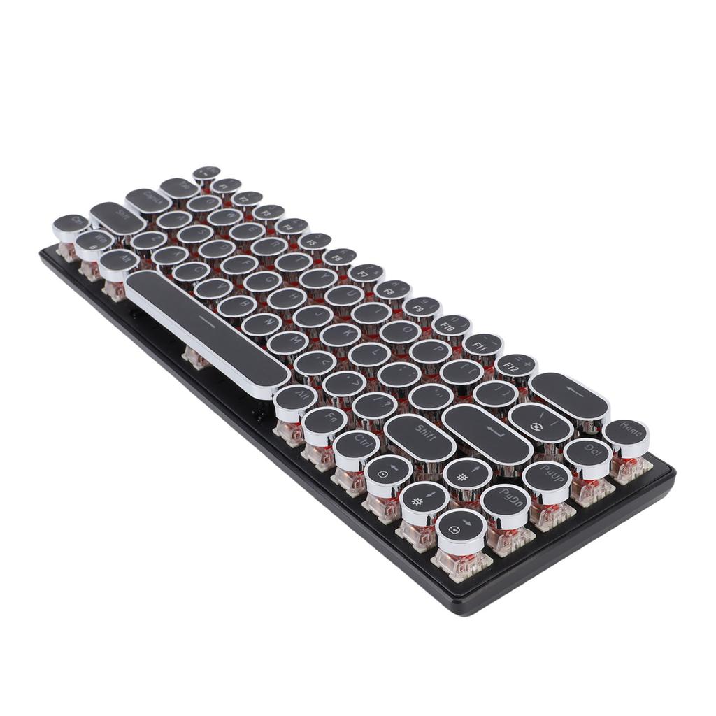 Wired Gaming Keyboard TW1870 68 Keys RGB Colorful LED Backlight Portable Compact Gaming Keyboard