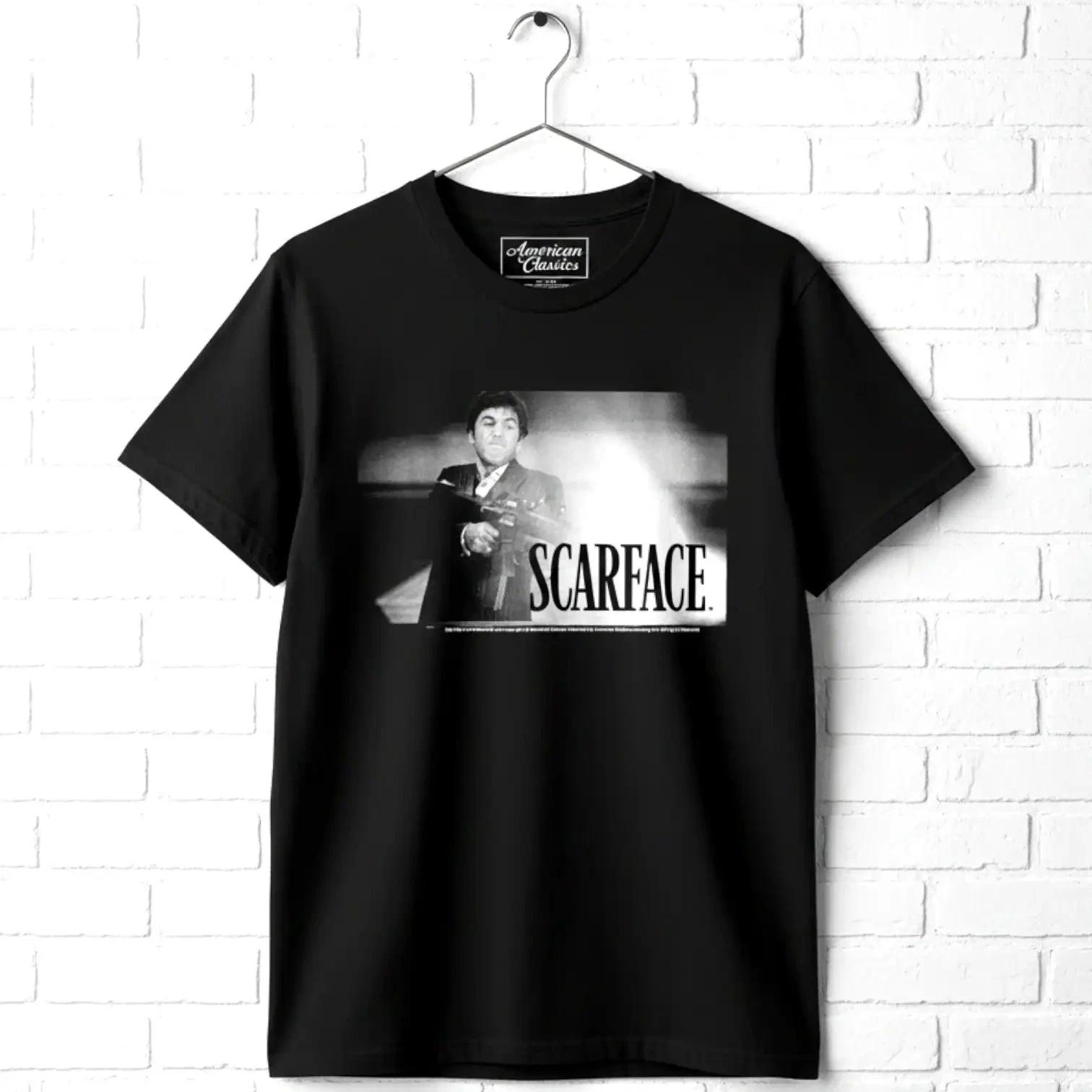 Scarface Muzzle Flash Men s T Shirt XXL