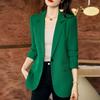 Ladies' Casual Jacket, Spring Loose Mid Length Suit Jacket