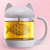 1PCS Meow Mai Xiang Cartoon Glass Filter Cup Wukong Creative Tea Cup Bubble Tea Cup  Kawaii Bottle Mugs Coffee Cups