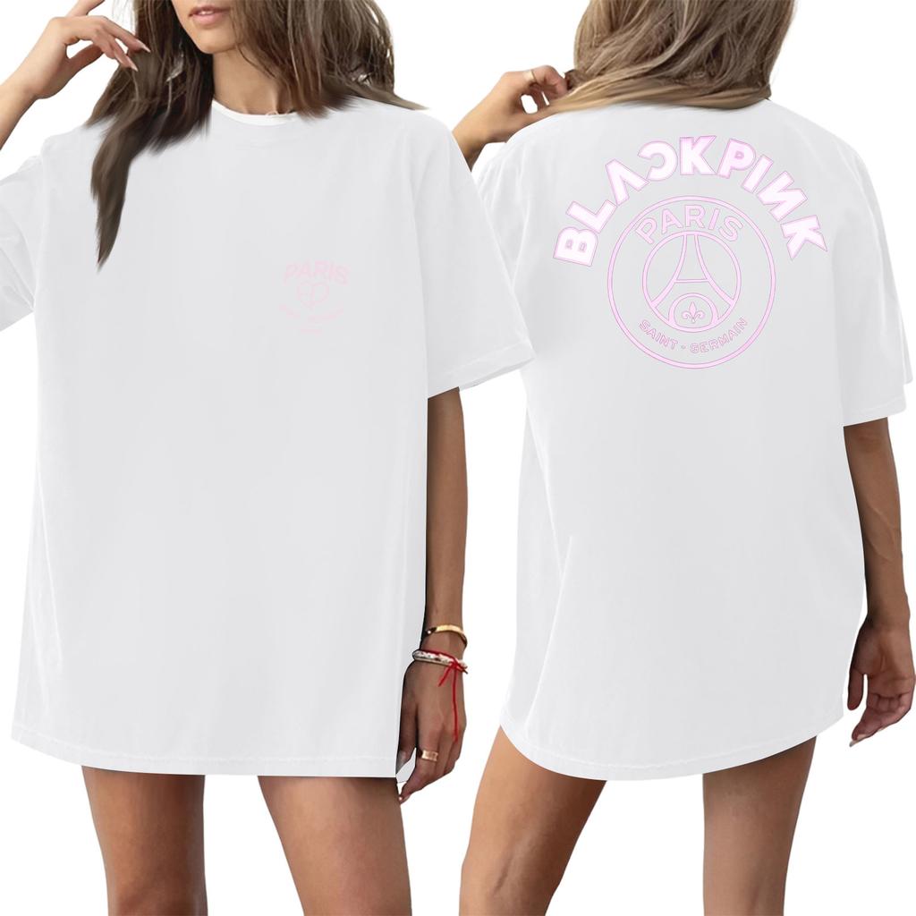 Women's Round Neck Printed Short-sleeved T-shirt Top