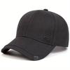 Baseball Label Buckle Silver Square Neutral Gender Women  Men For Caps Adjustable Casual Hats Spring And Autumn Outdoor Sunscreen Hat