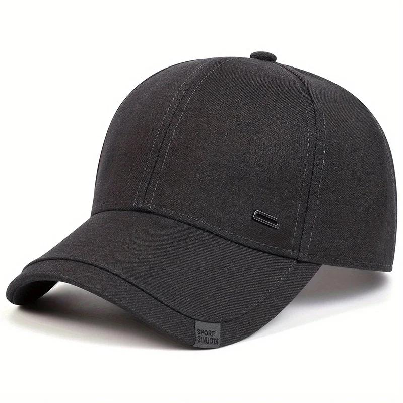 Baseball Label Buckle Silver Square Neutral Gender Women Men For Caps Adjustable Casual Hats Spring And Autumn Outdoor Sunscreen Hat