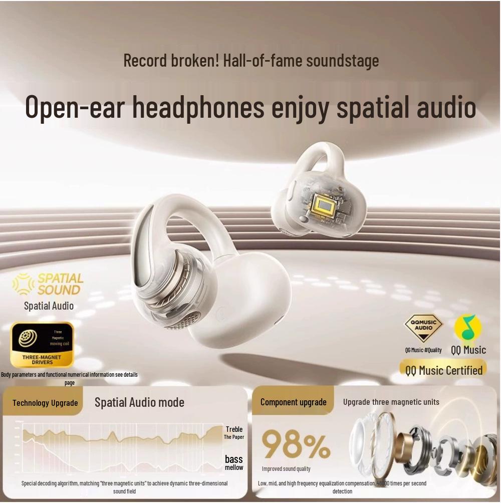 Baseus MC1 Bone Conduction Ear Clips: Open-Ear Wireless Headphones for Sports and Running