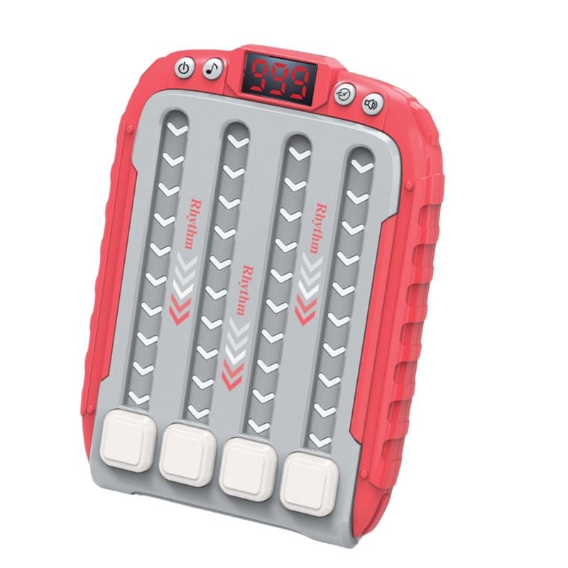 Engaging Children's Rhythm Game Machine With Adjustable Model, Enhances Coordination With Music And Lights for Parties