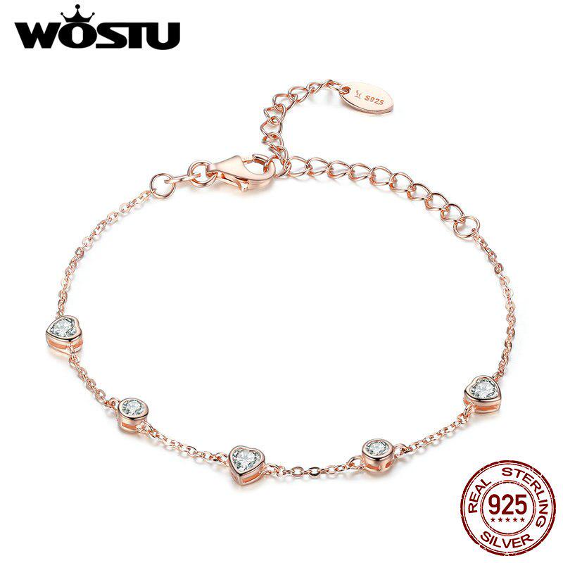 

Женский браслет WOSTU из стерлингового серебра