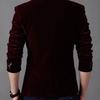 Suits Jacket Skin-friendly Long Sleeve Corduroy Men Fashion Casual Business Blazer for Autumn