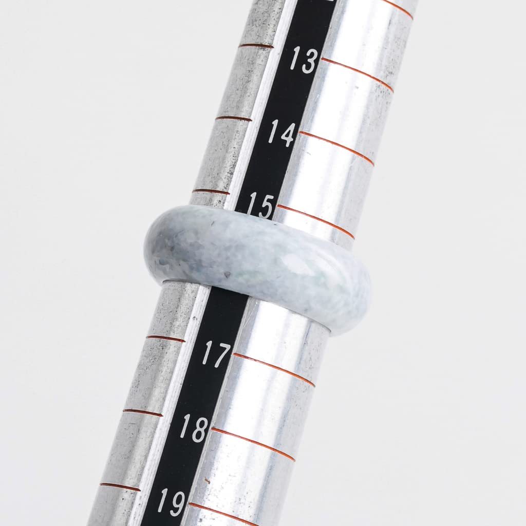 Size 16 Itoigawa Natural Jadeite Hollow Japanese National Jomon Power Stone Jadeite Workshop Special Paulownia Wood Quality Certificate YB0326 Ring,