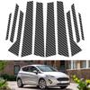 Window Trim Covers Center Film Column B C Pillar Posts Sticker Car Accessories Fit For Ford Fiesta 2008-2019