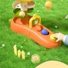 Rotating Design Rabbit Rail Car Ball Toys Press Mechanism Track Turn Around Toy  Toddler Activities