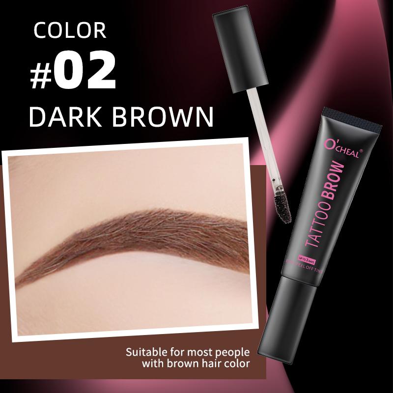 Ocheal Tinta per Sopracciglia Gel Rapido Kit Ciglia Tinta Sopracciglia Trucco Impermeabile Lunga Durata Crema Sopracciglia