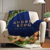 German Singer Andrea Berg Blanket For Sofa Office Bed Plane Travel Sleep Read Relax Camping Soft And Warm
