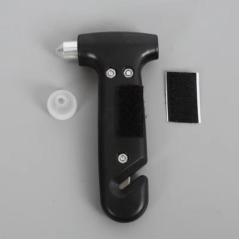 Emergency Car Safety Hammer Seatbelt Cutter Window Breaker 2 In 1  Emergency Escape Tool High Hardness Steel Mini Safety Hammer