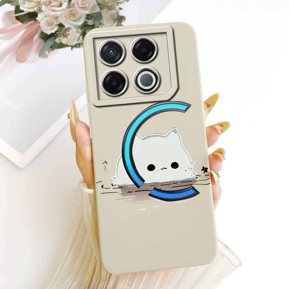 For Infinix GT 20 GT20 Pro Case Lucky Cute Cat Rabbit Cartoon Pattern Back Cover For Infinix GT 20Pro X6871 Phone Shell Coque