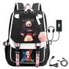 Large Capacity Schoolbag with Shoulder Strap; Student Three-piece Pencil Case Set